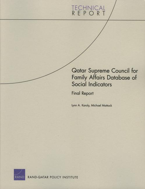 Qatar Supreme Council for Family Affairs Database of Social Indicators