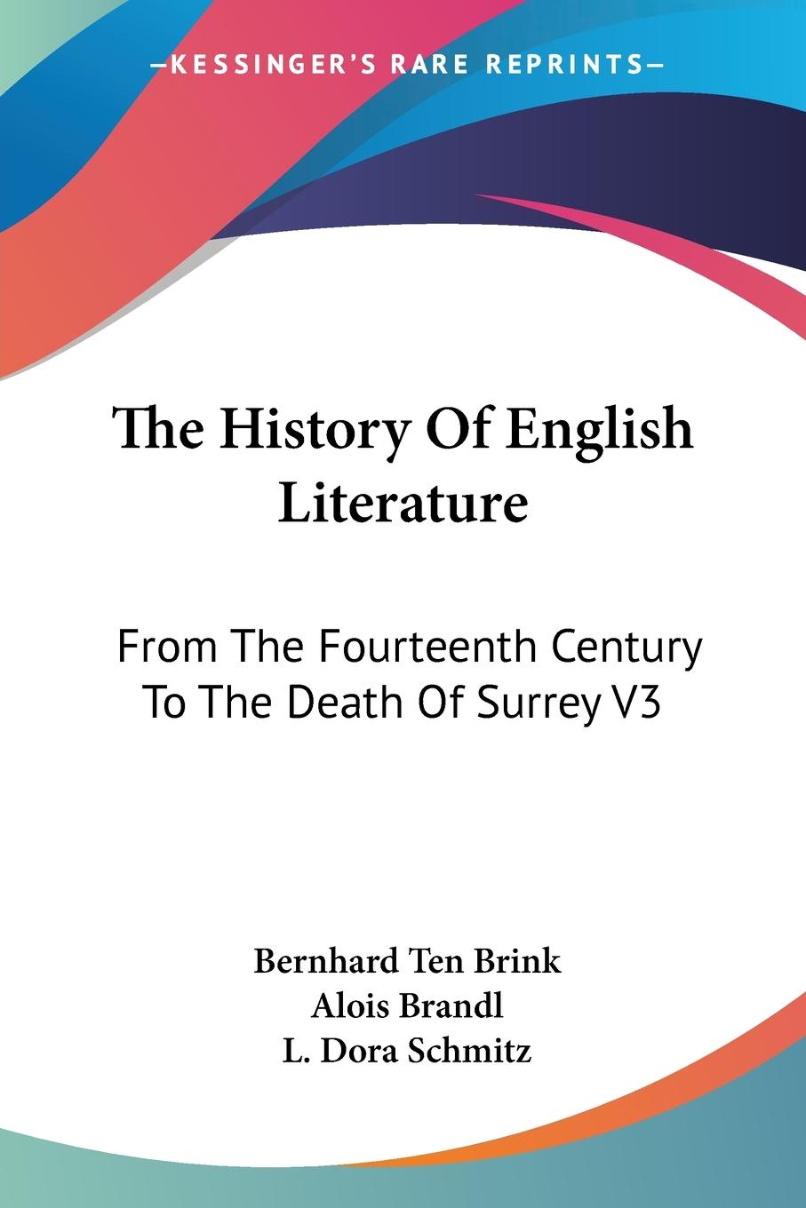 The History Of English Literature