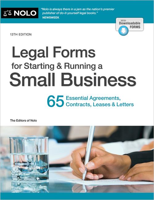 Legal Forms for Starting & Running a Small Business