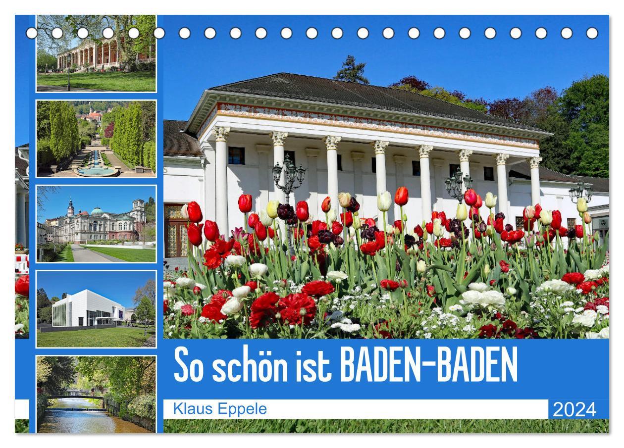 So schön ist Baden-Baden (Tischkalender 2024 DIN A5 quer), CALVENDO Monatskalender