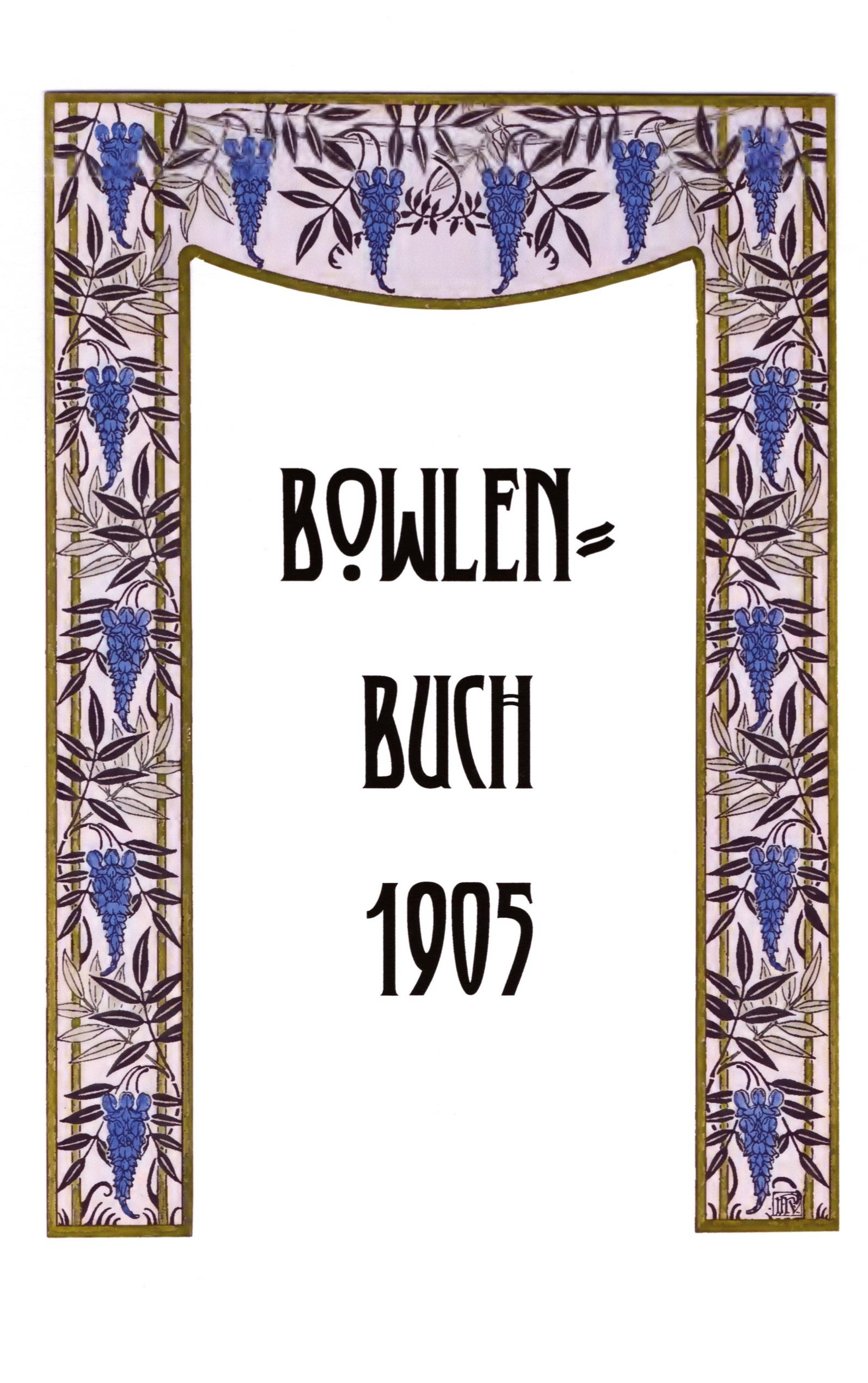 Bowlen-Buch 1905