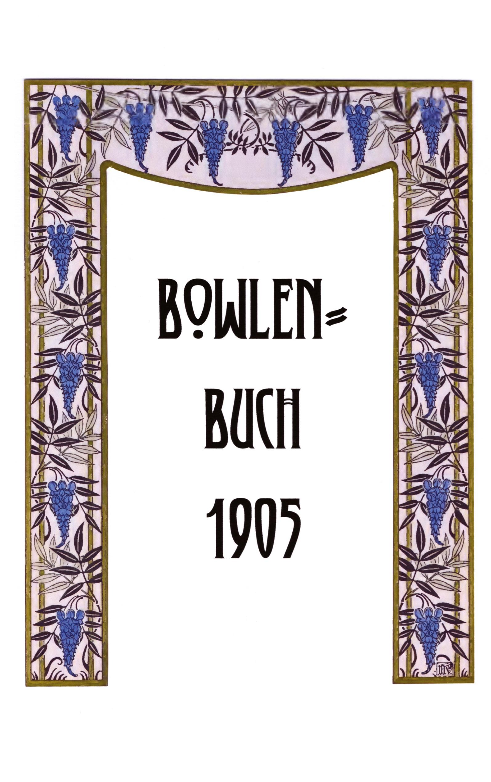 Bowlen-Buch 1905