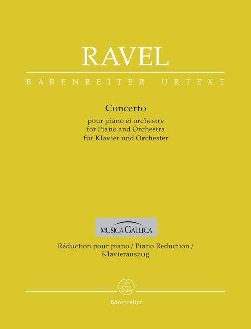 Concerto für Klavier und Orchester G-Dur