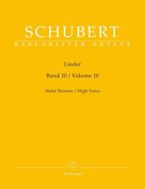 Lieder, Band 10 für hohe Stimme