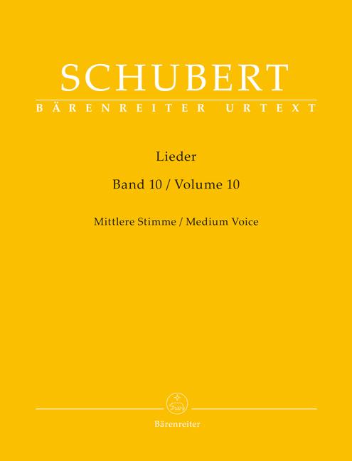 Lieder, Band 10 für mittlere Stimme