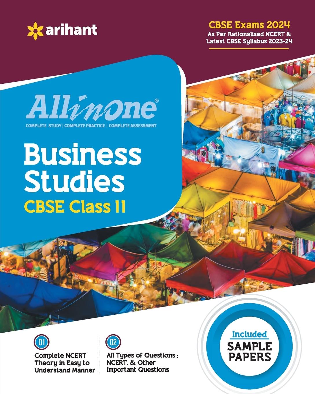 All In One Class 11th Business Studies for CBSE Exam 2024