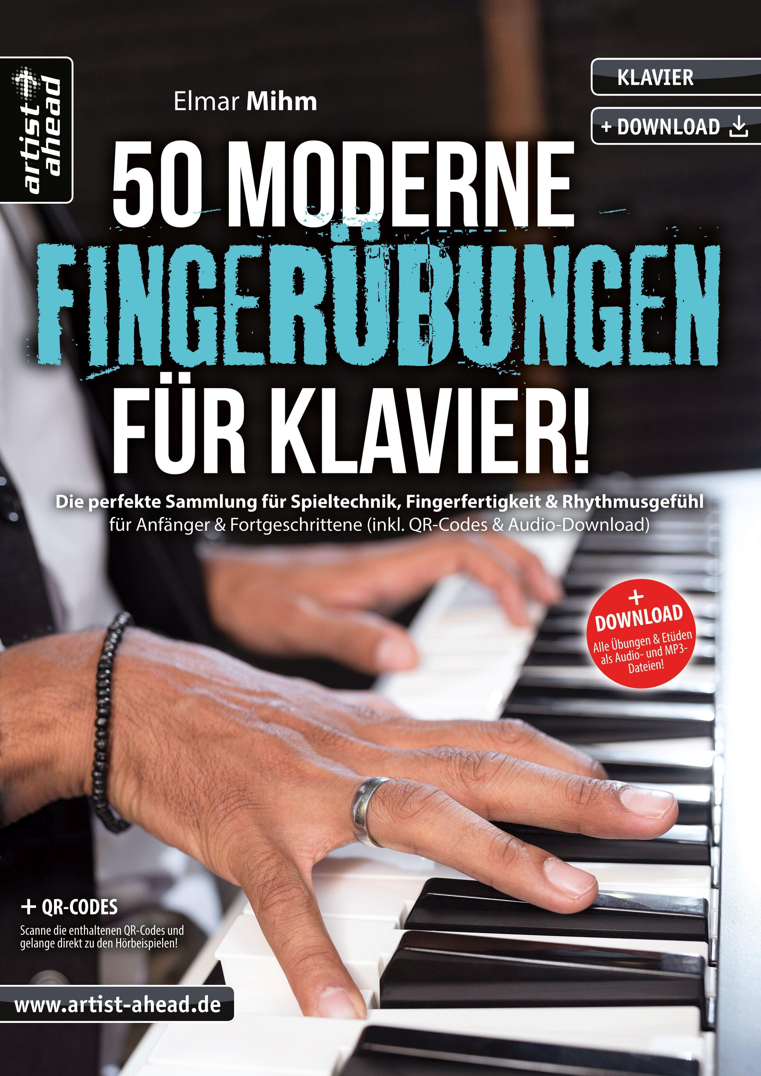 50 moderne Fingerübungen für Klavier!