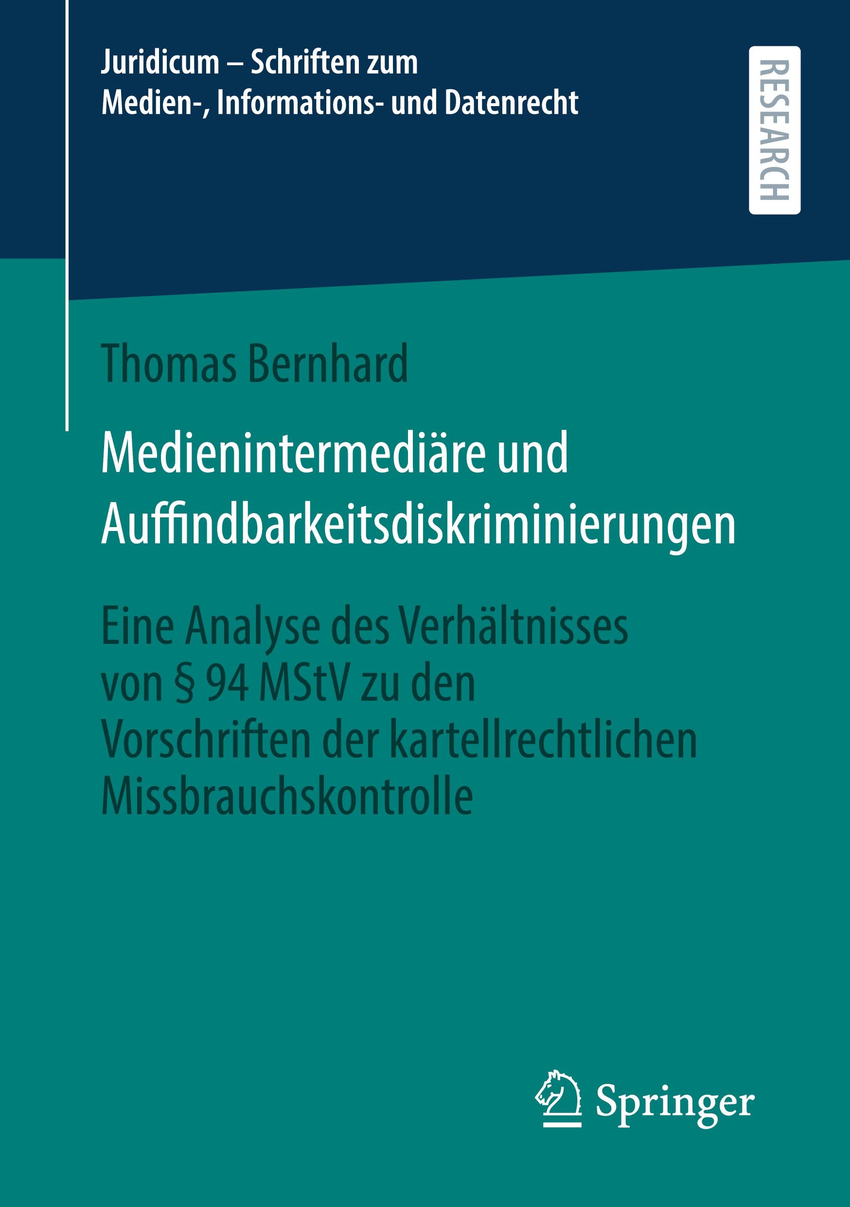 Medienintermediäre und Auffindbarkeitsdiskriminierungen