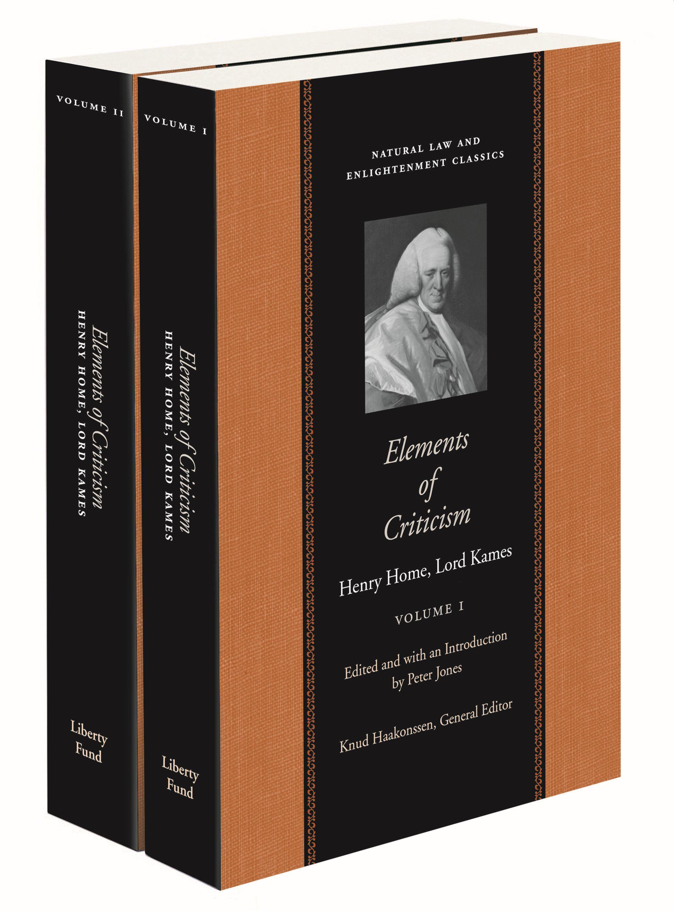 Elements of Criticism (2-Vol Set)