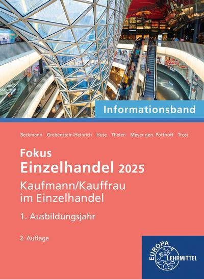 Fokus Einzelhandel 2025, 1. Ausbildungsjahr