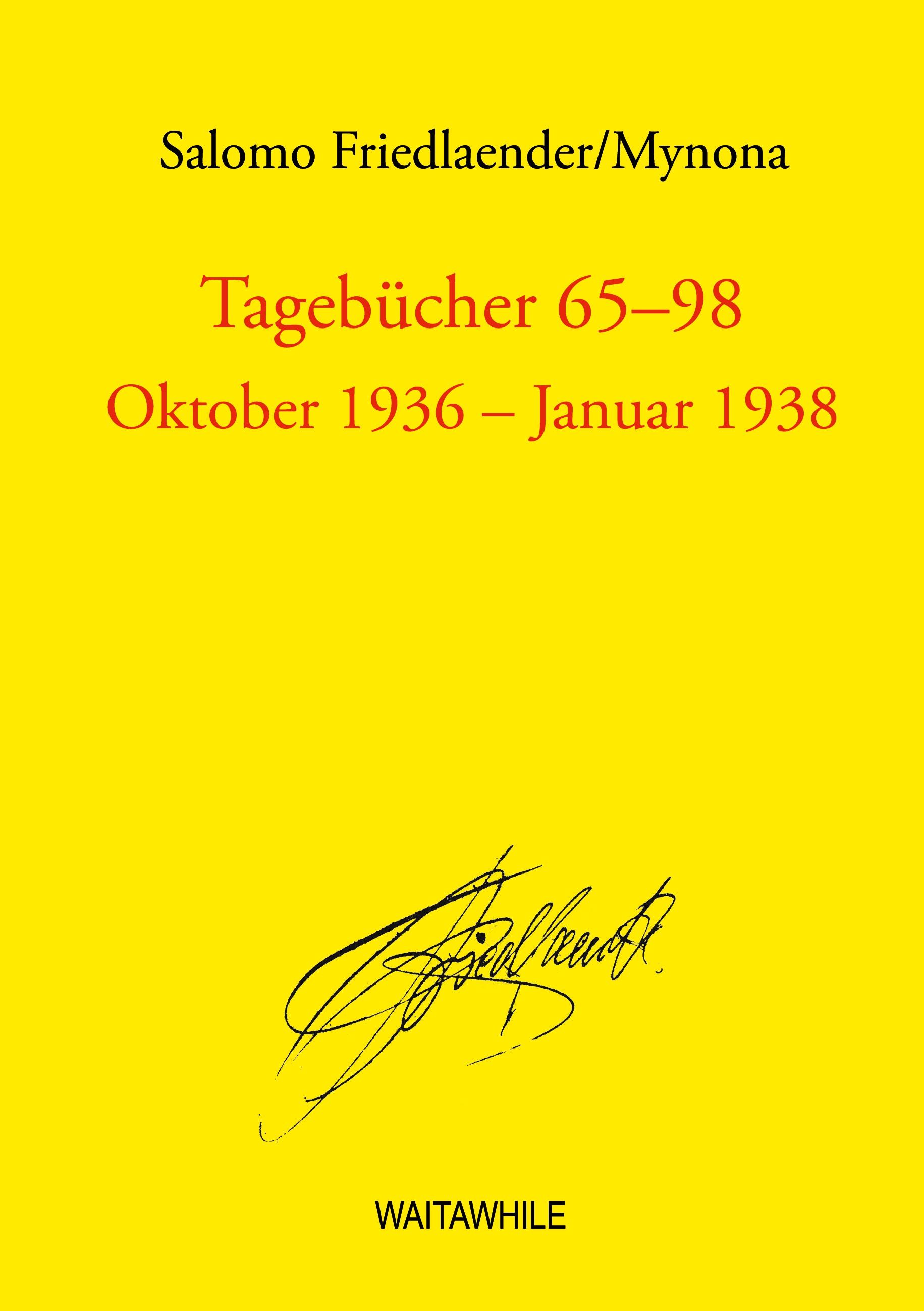 Tagebücher 65 - 98