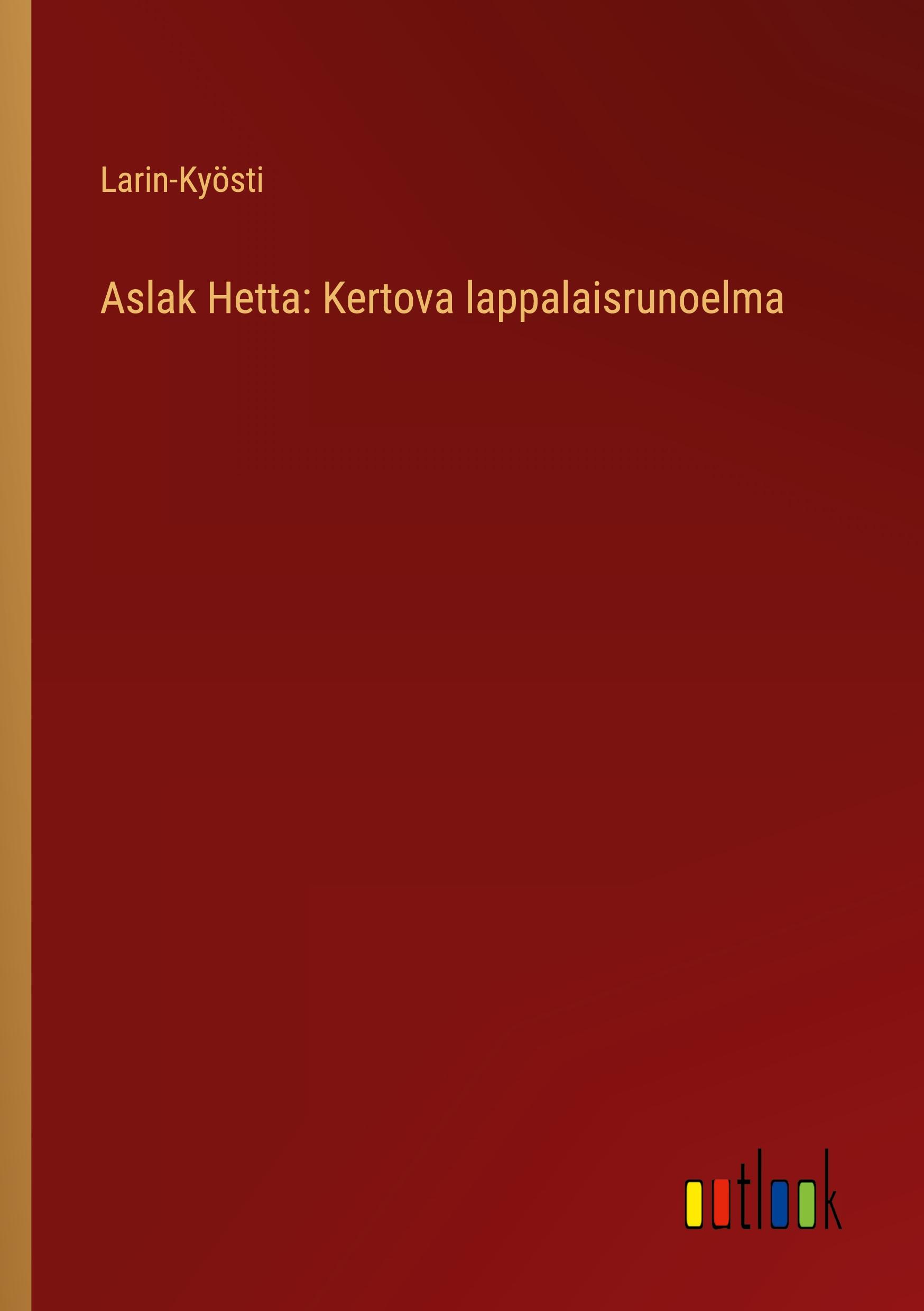 Aslak Hetta: Kertova lappalaisrunoelma