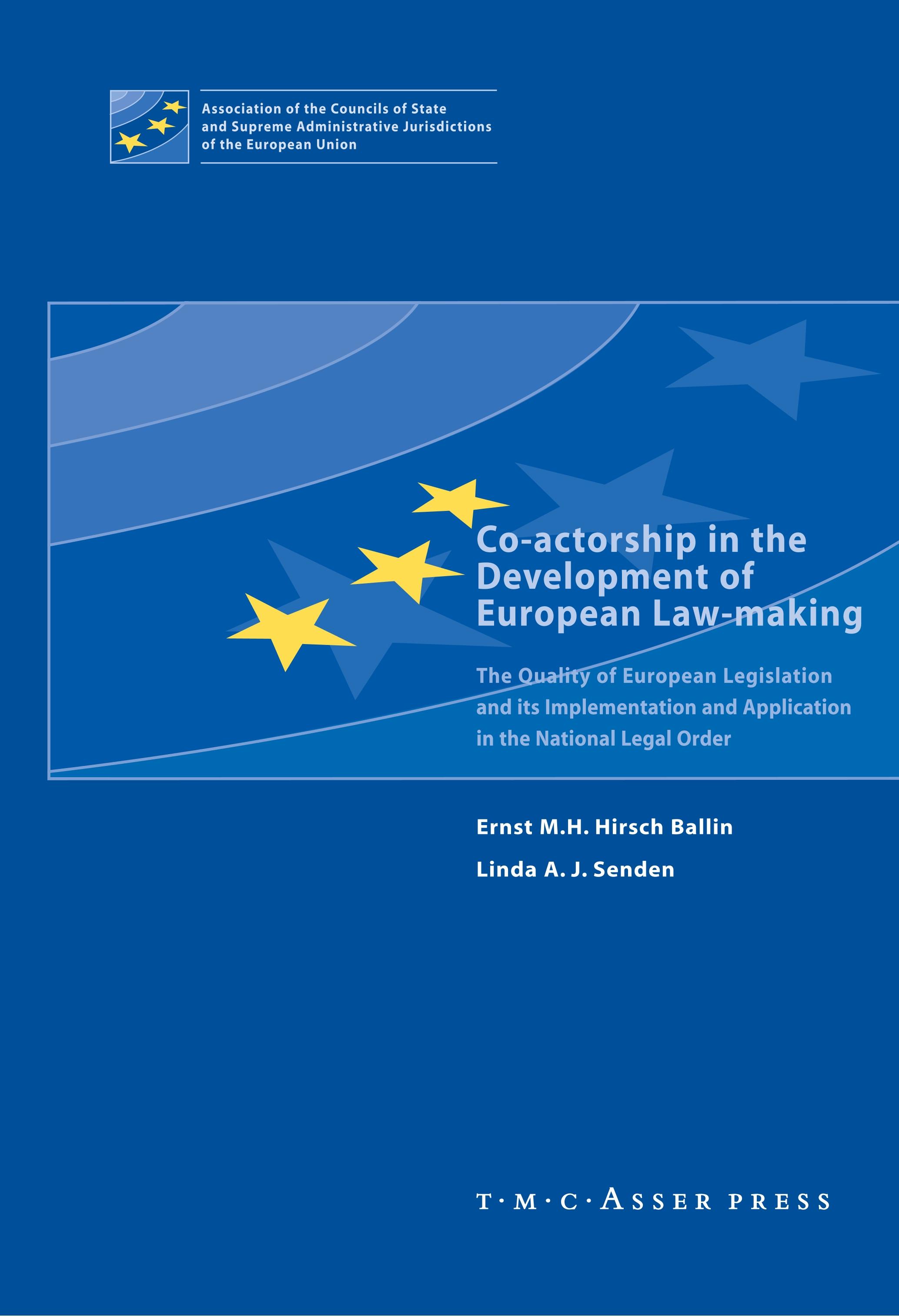 Co-actorship in the Development of European Law-Making