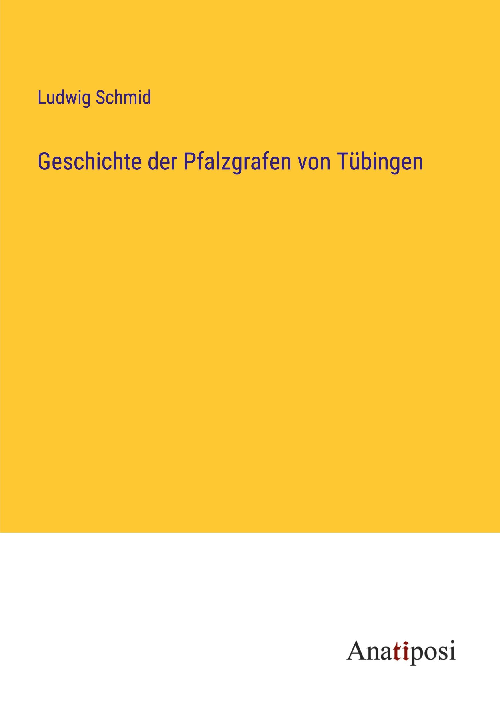 Geschichte der Pfalzgrafen von Tübingen