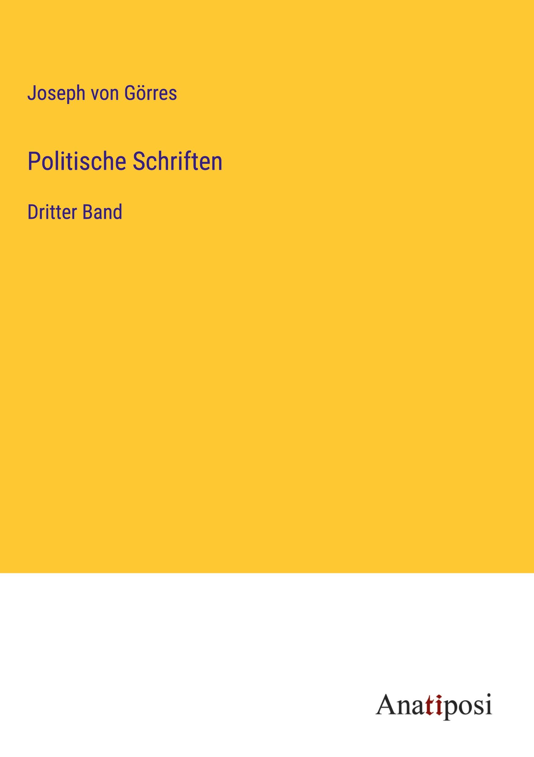 Politische Schriften