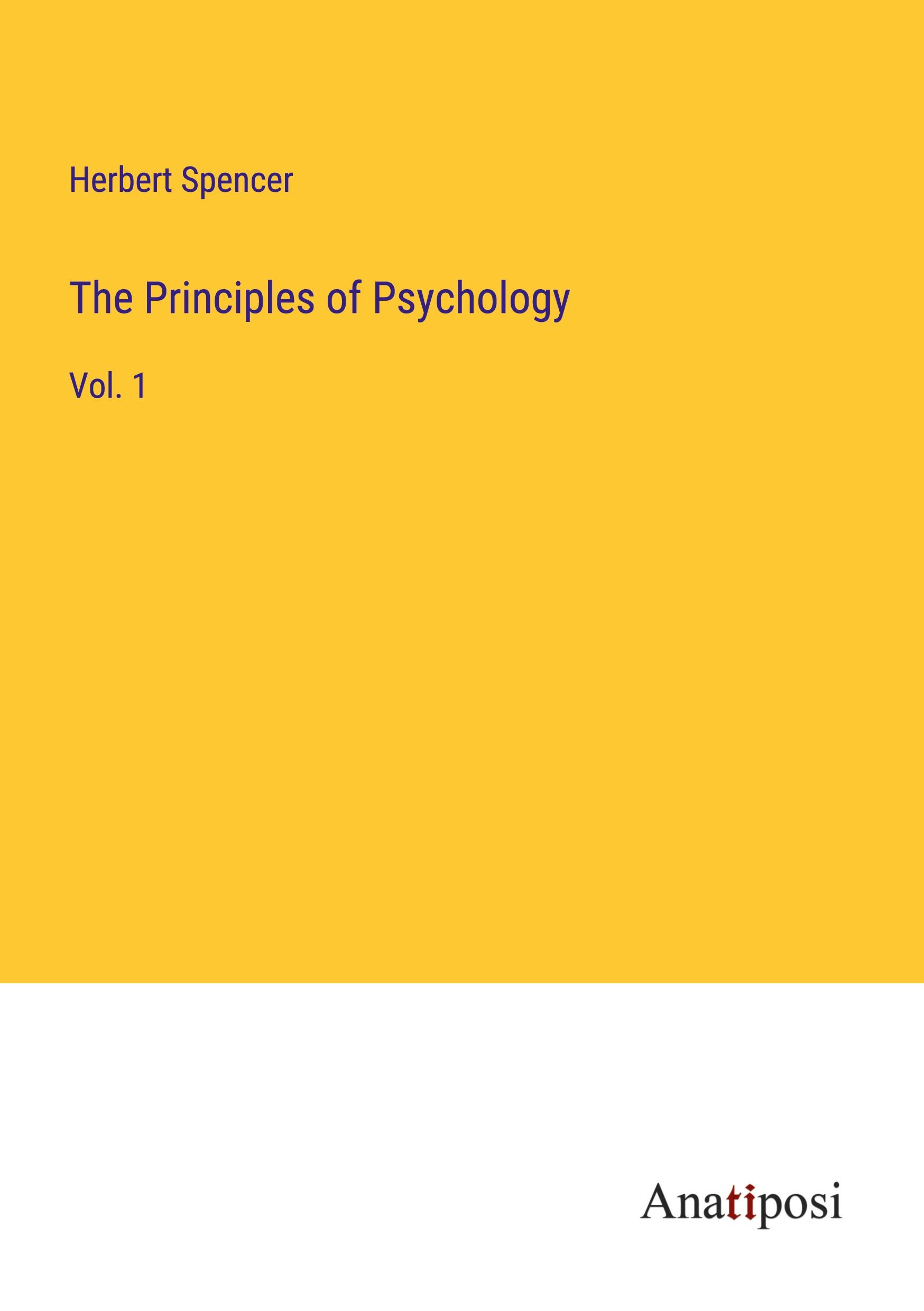 The Principles of Psychology