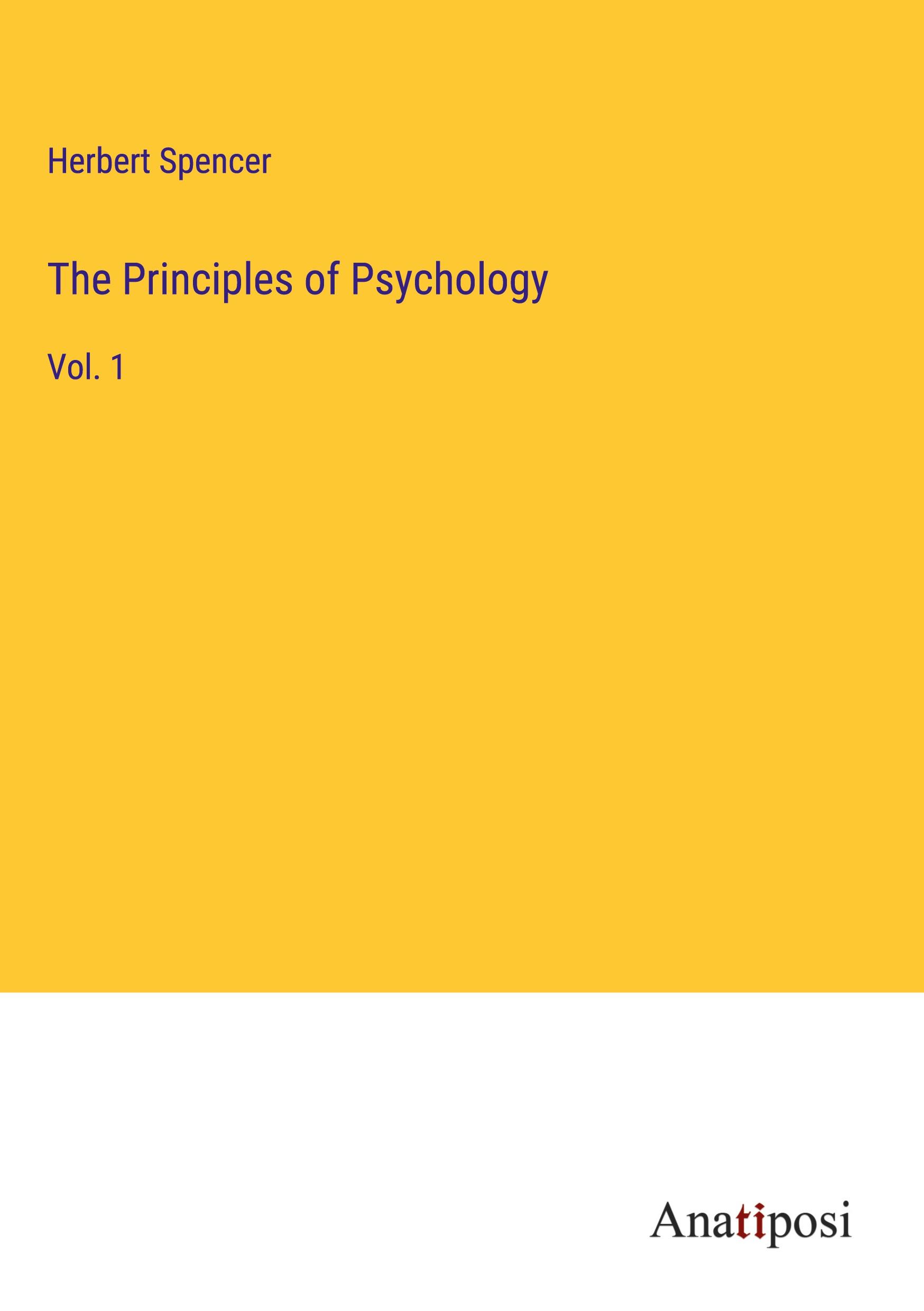 The Principles of Psychology