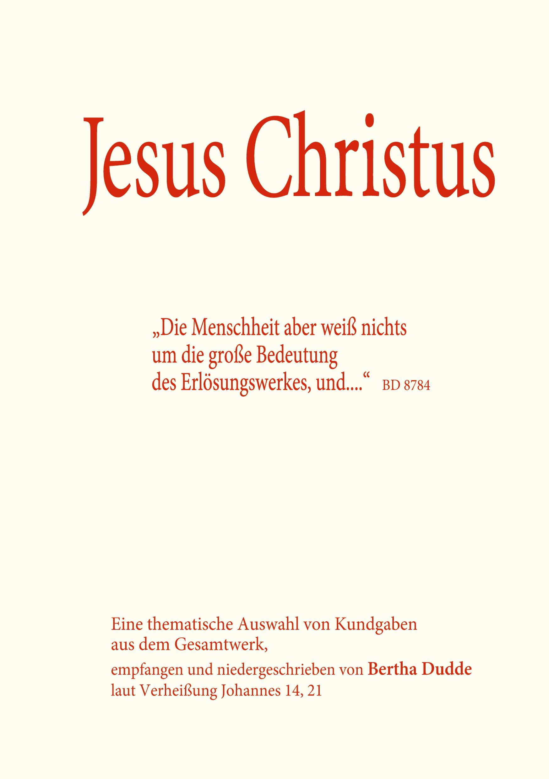 Buch Jesus Christus