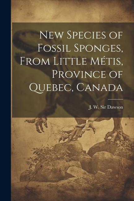 New Species of Fossil Sponges, From Little Métis, Province of Quebec, Canada