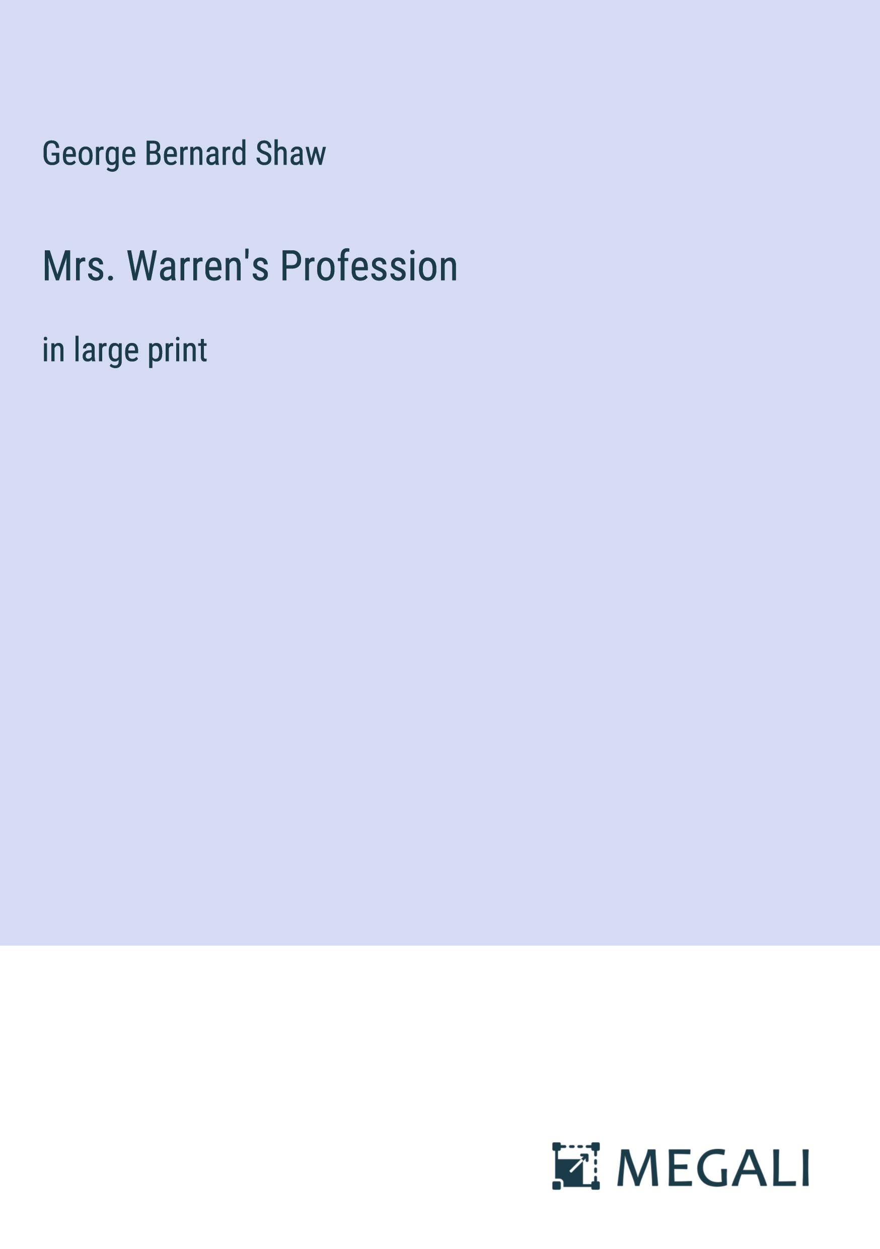 Mrs. Warren's Profession