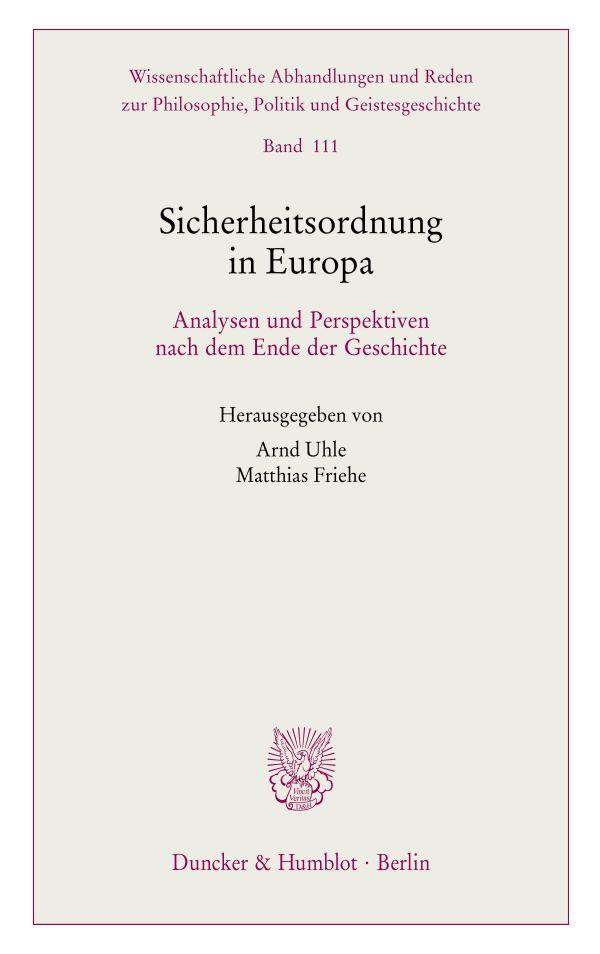 Sicherheitsordnung in Europa