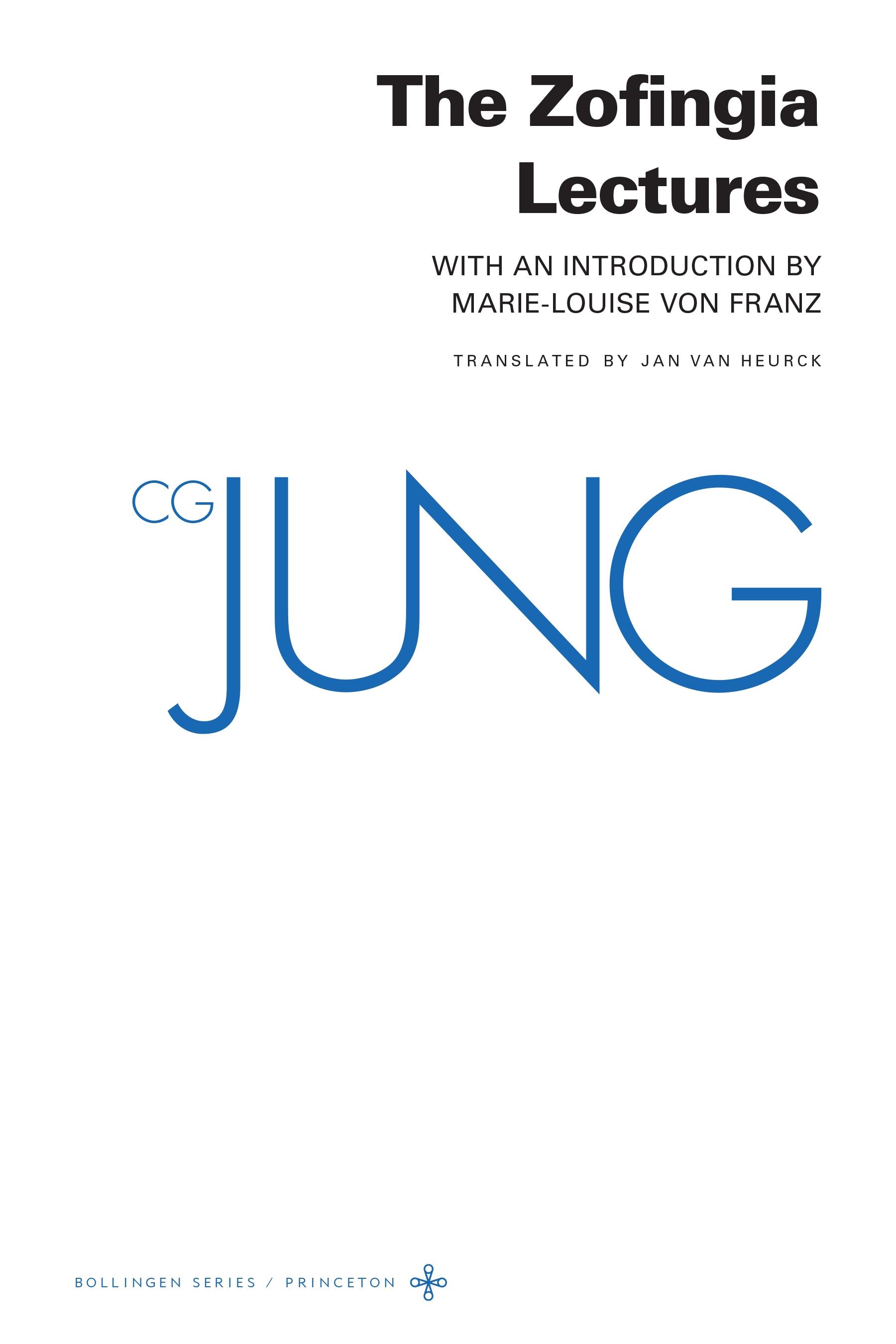 Collected Works of C. G. Jung, Supplementary Volume a