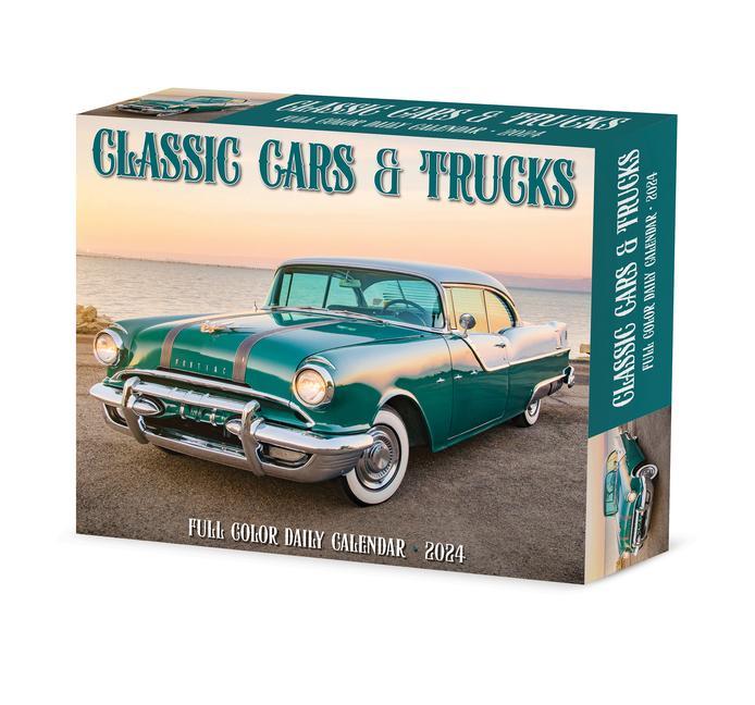 Classic Cars & Trucks 2024 6.2 X 5.4 Box Calendar