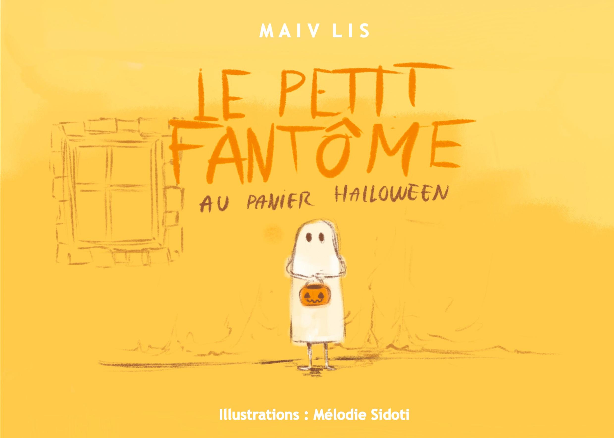 Le petit fantôme au panier Halloween