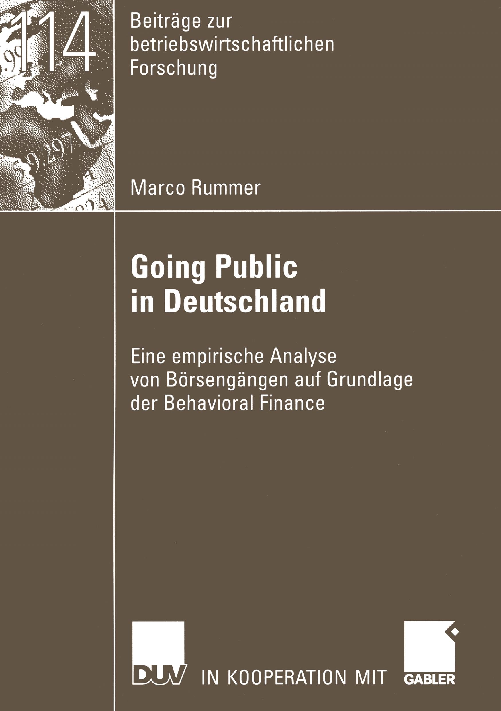 Going Public in Deutschland