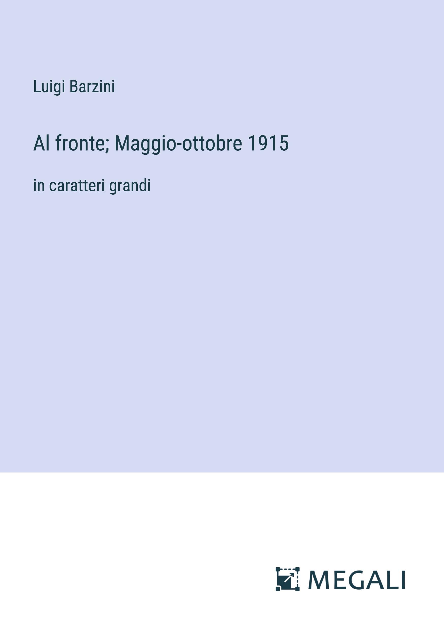 Al fronte; Maggio-ottobre 1915