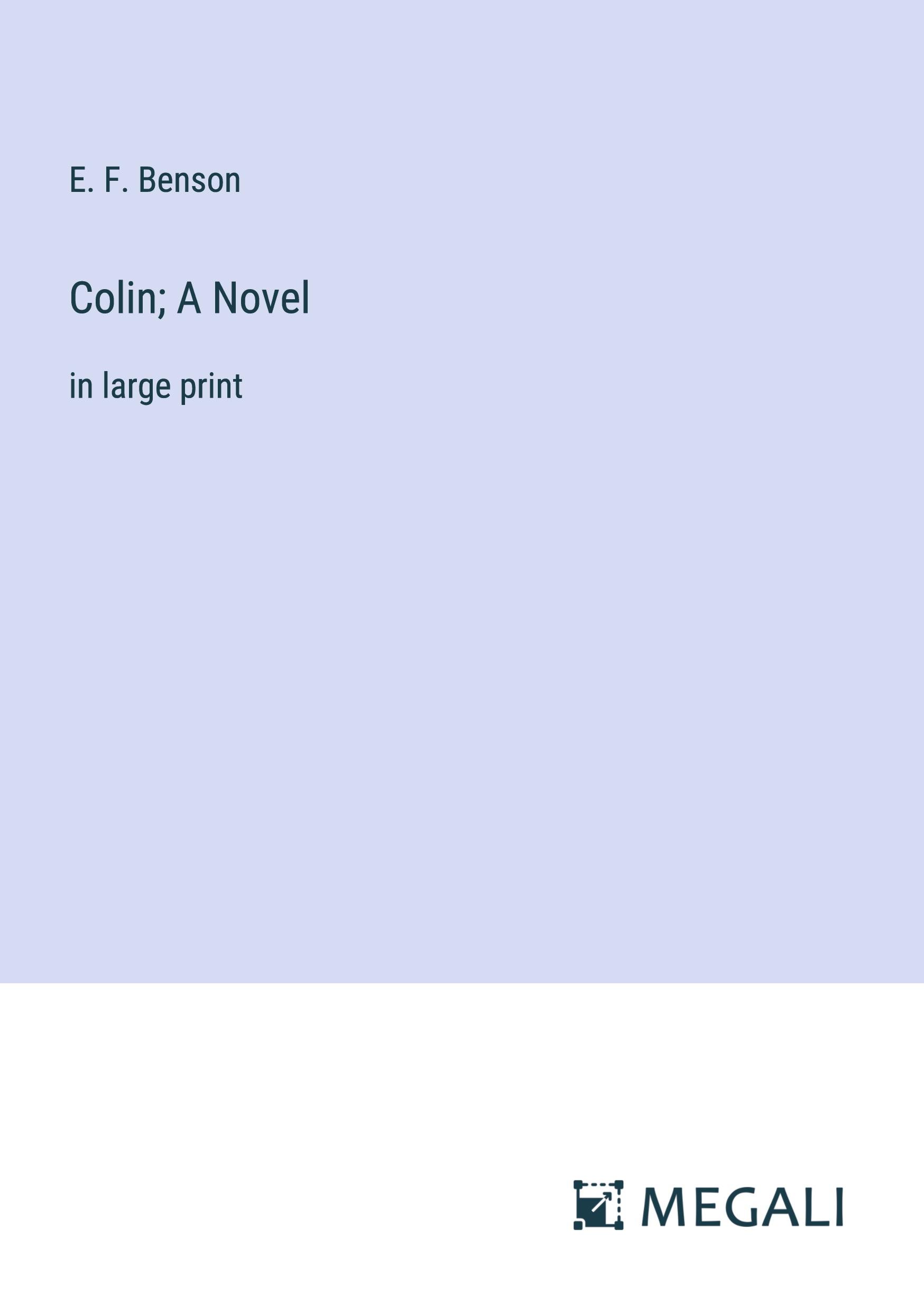 Colin; A Novel