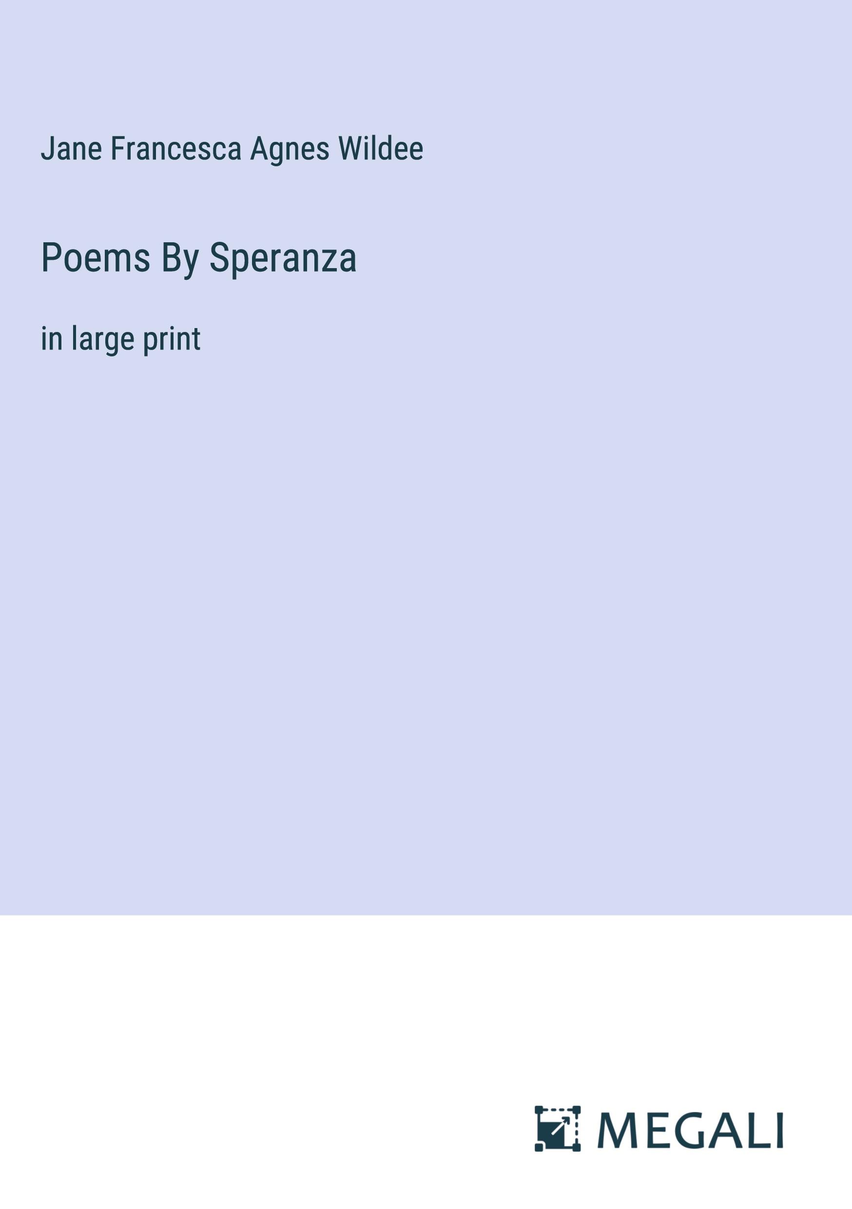 Poems By Speranza