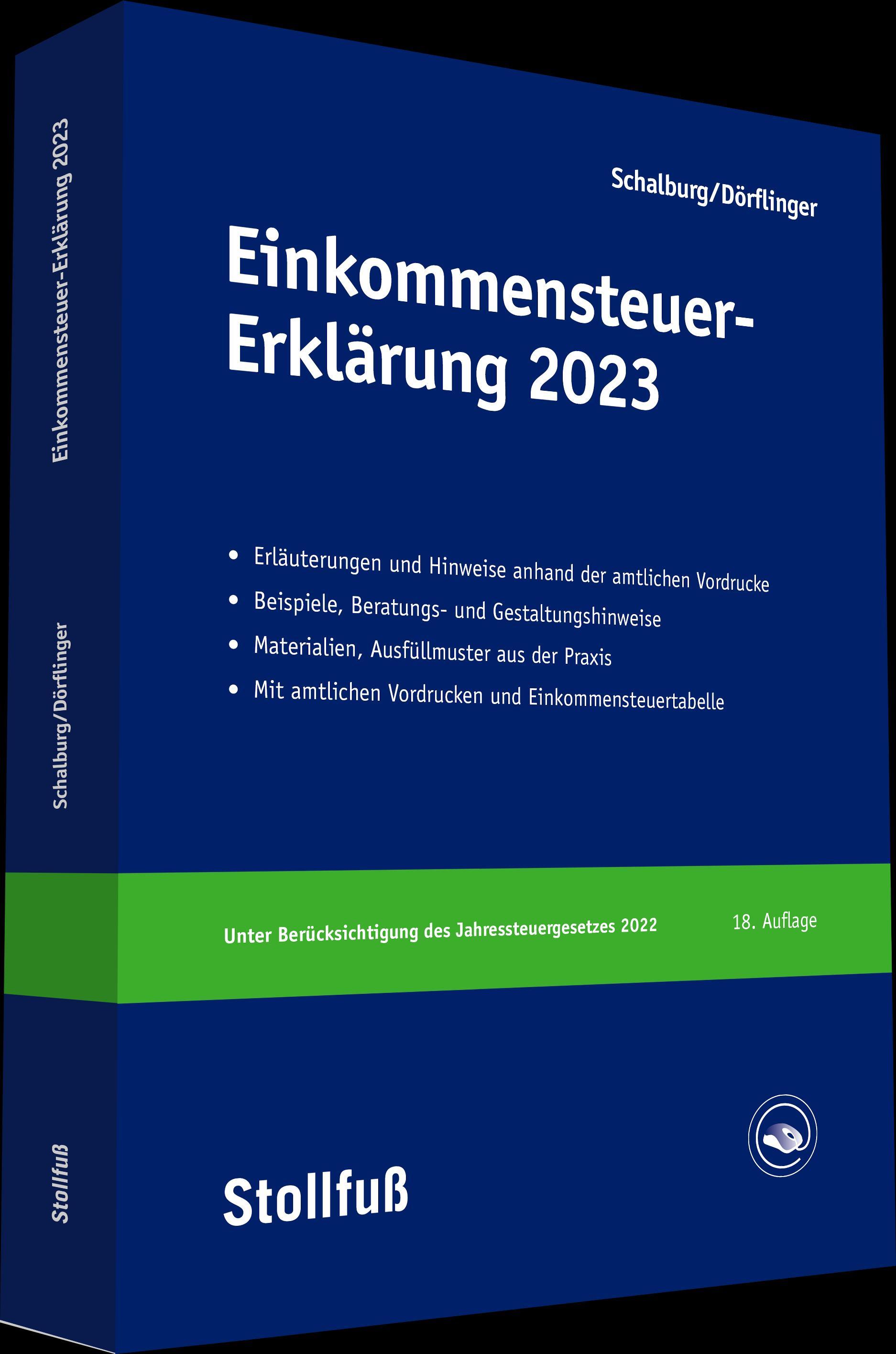 Einkommensteuer-Erklärung 2023