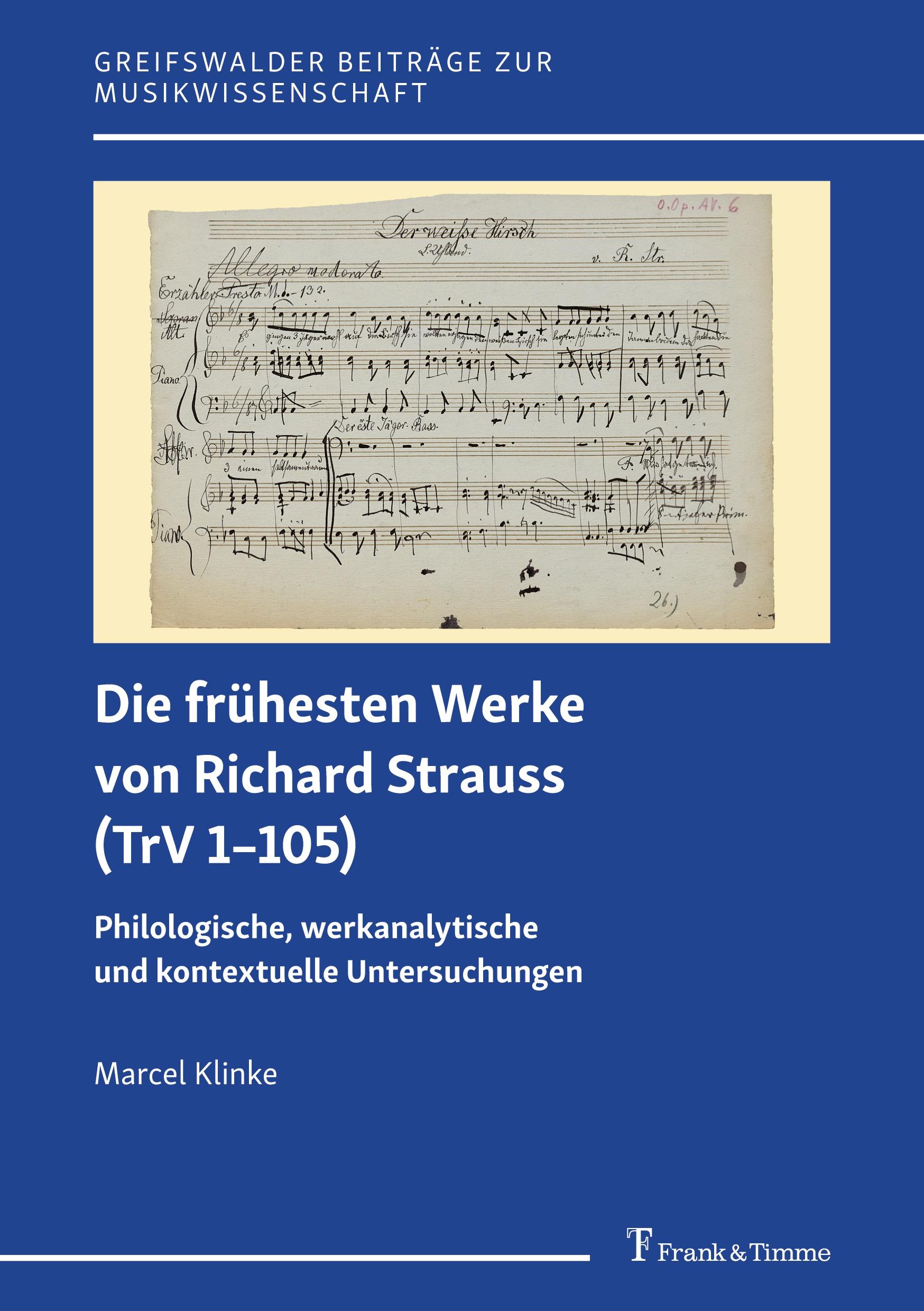 Die frühesten Werke von Richard Strauss (TrV 1¿105)