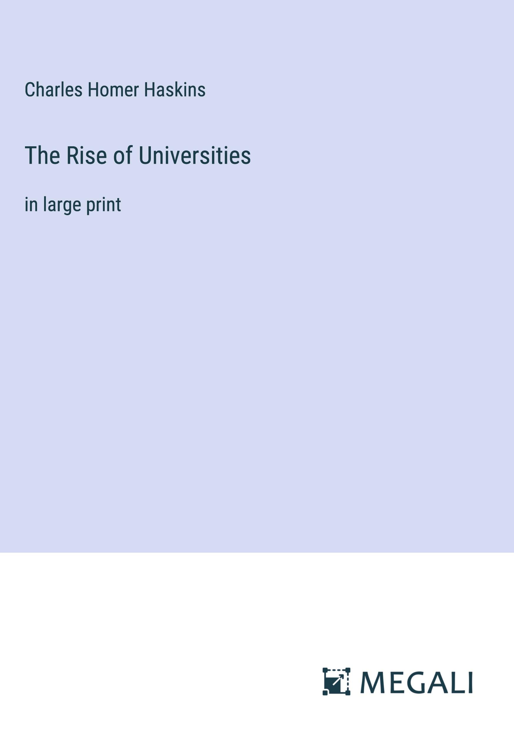 The Rise of Universities