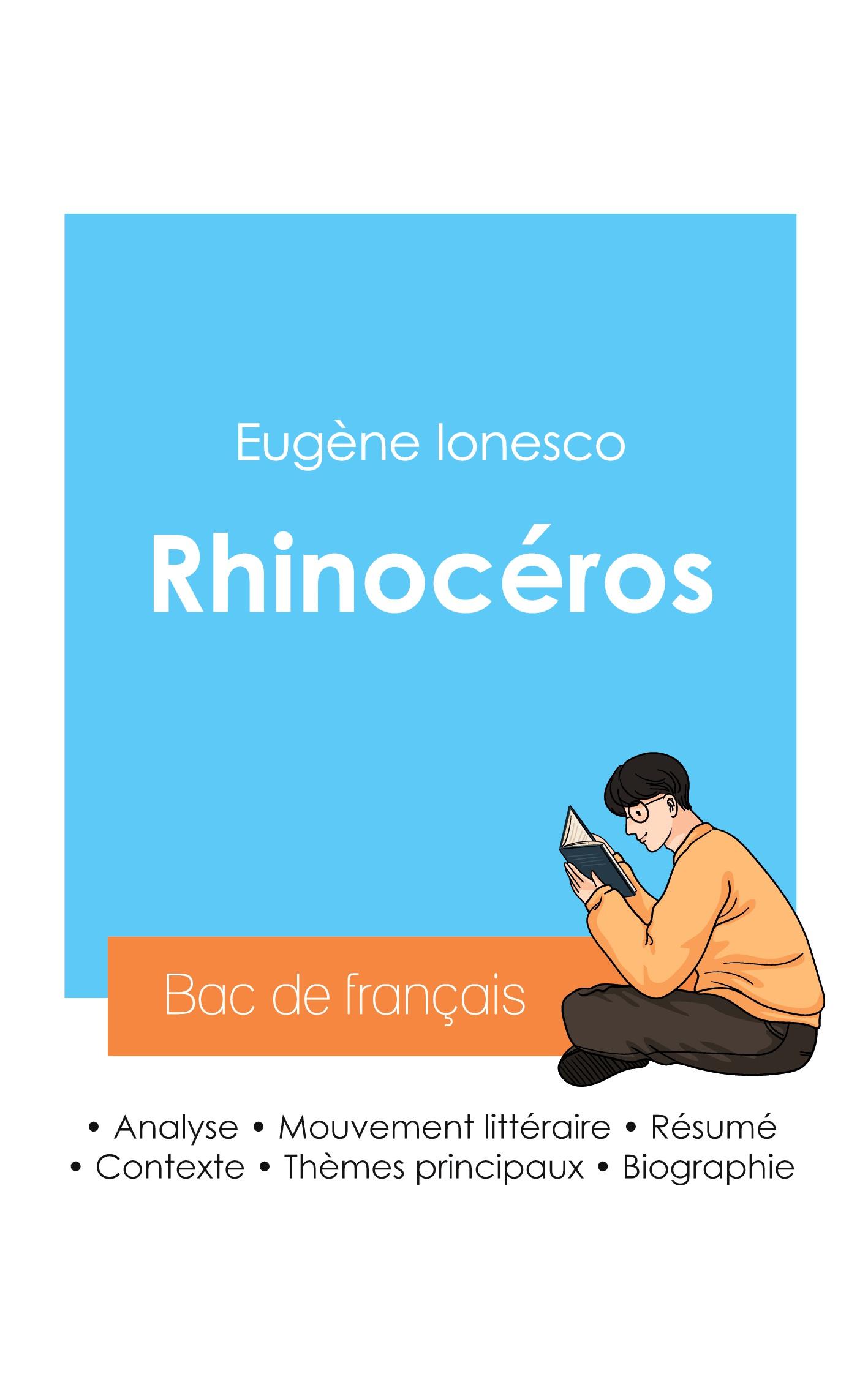 Réussir son Bac de français 2024: Analyse de la pièce Rhinocéros d'Eugène Ionesco