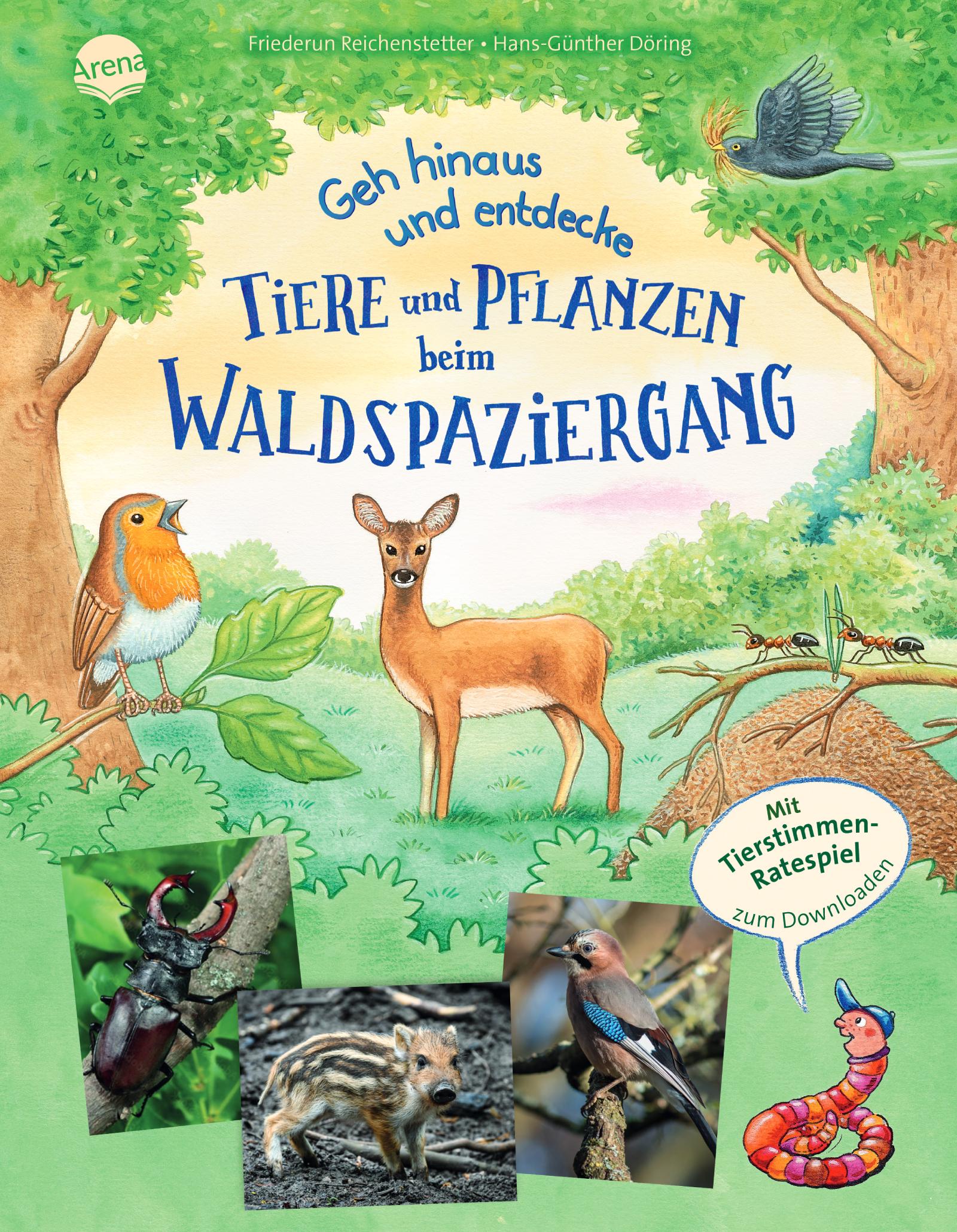 Geh hinaus und entdecke. Tiere und Pflanzen beim Waldspaziergang