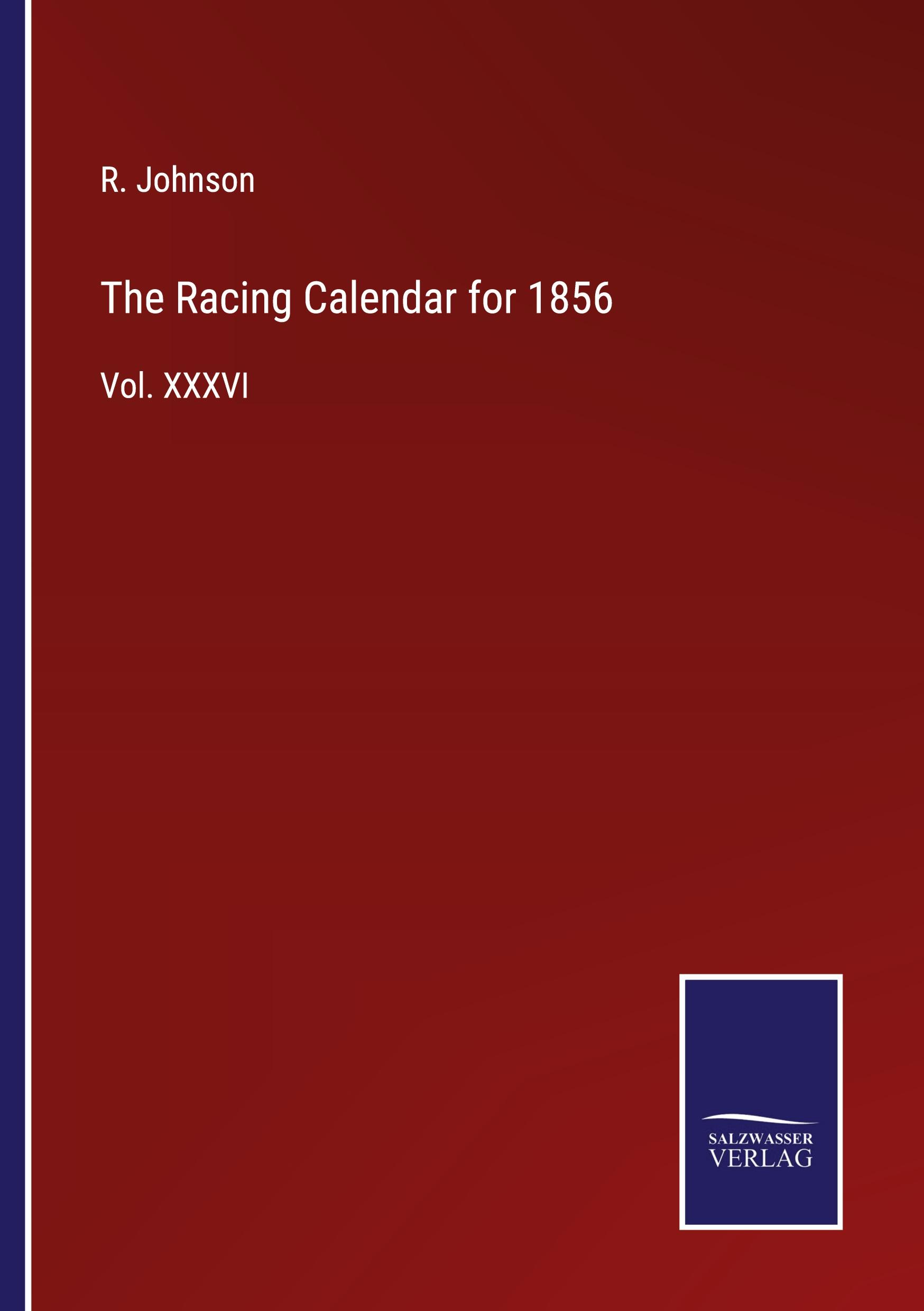 The Racing Calendar for 1856