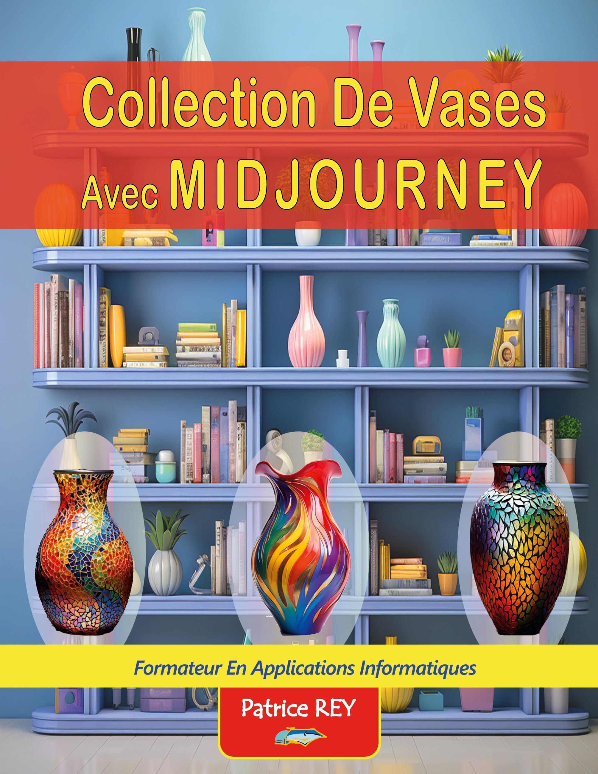 collection de vases avec midjourney