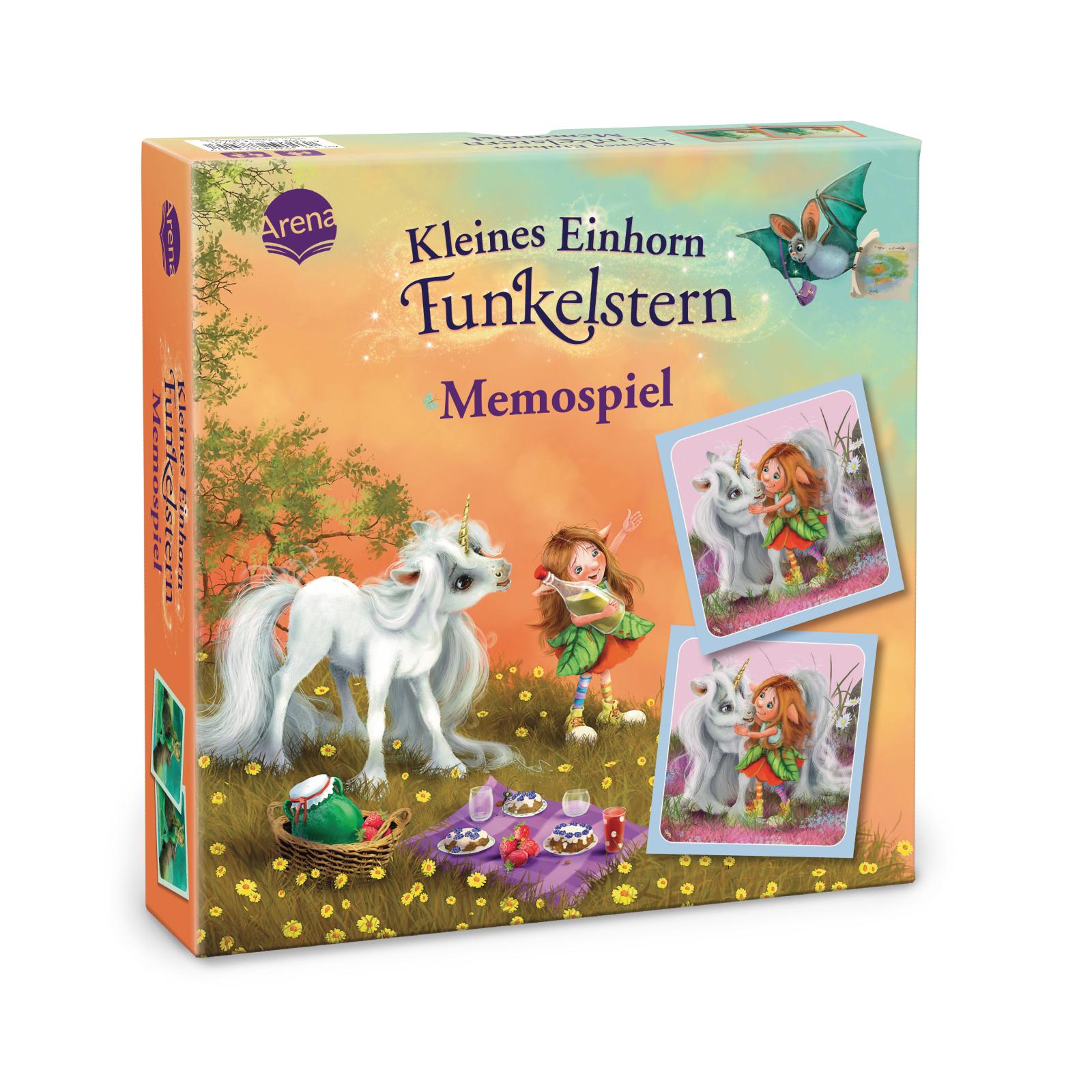 Kleines Einhorn Funkelstern. Memospiel