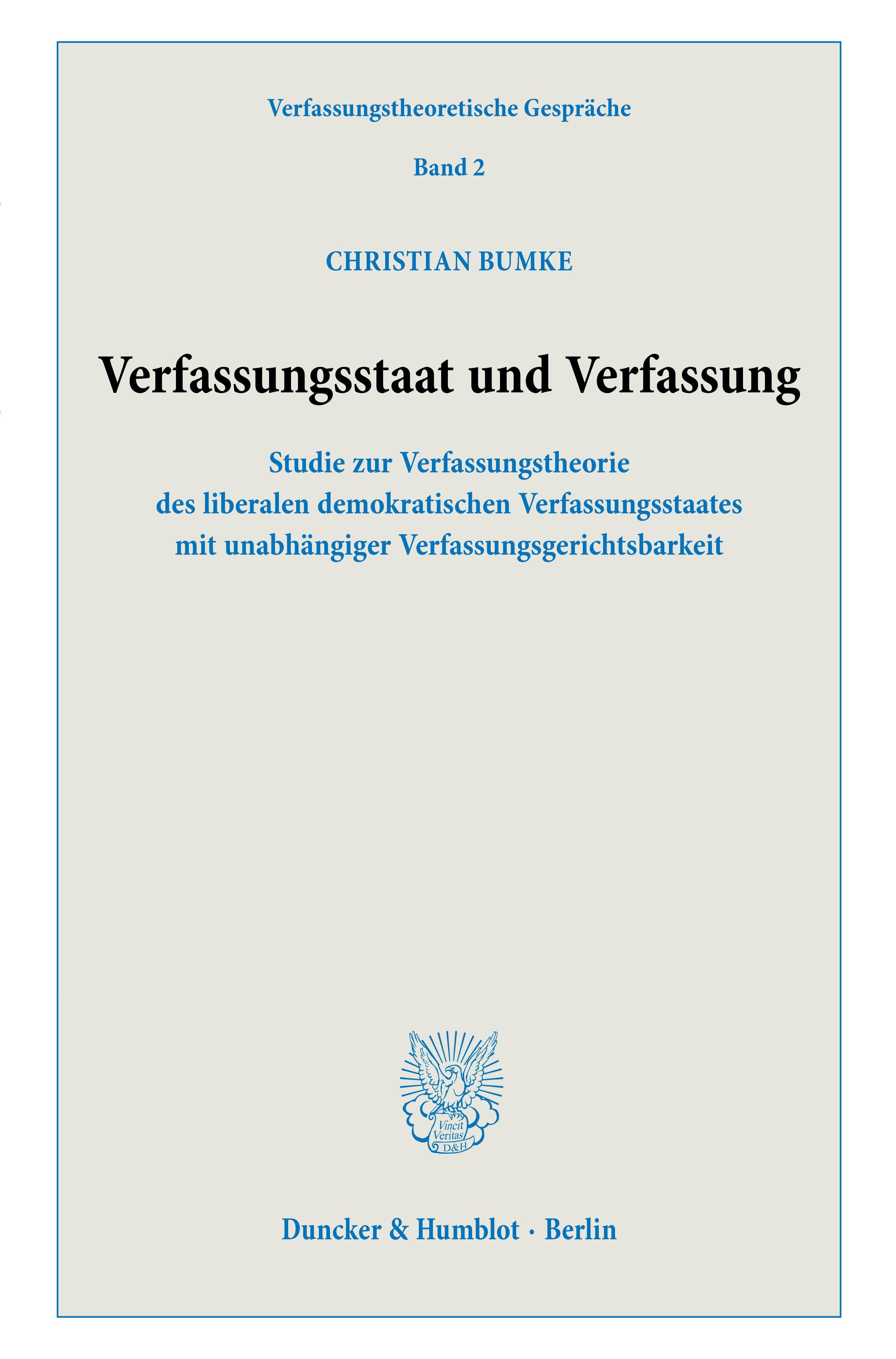 Verfassungsstaat und Verfassung.