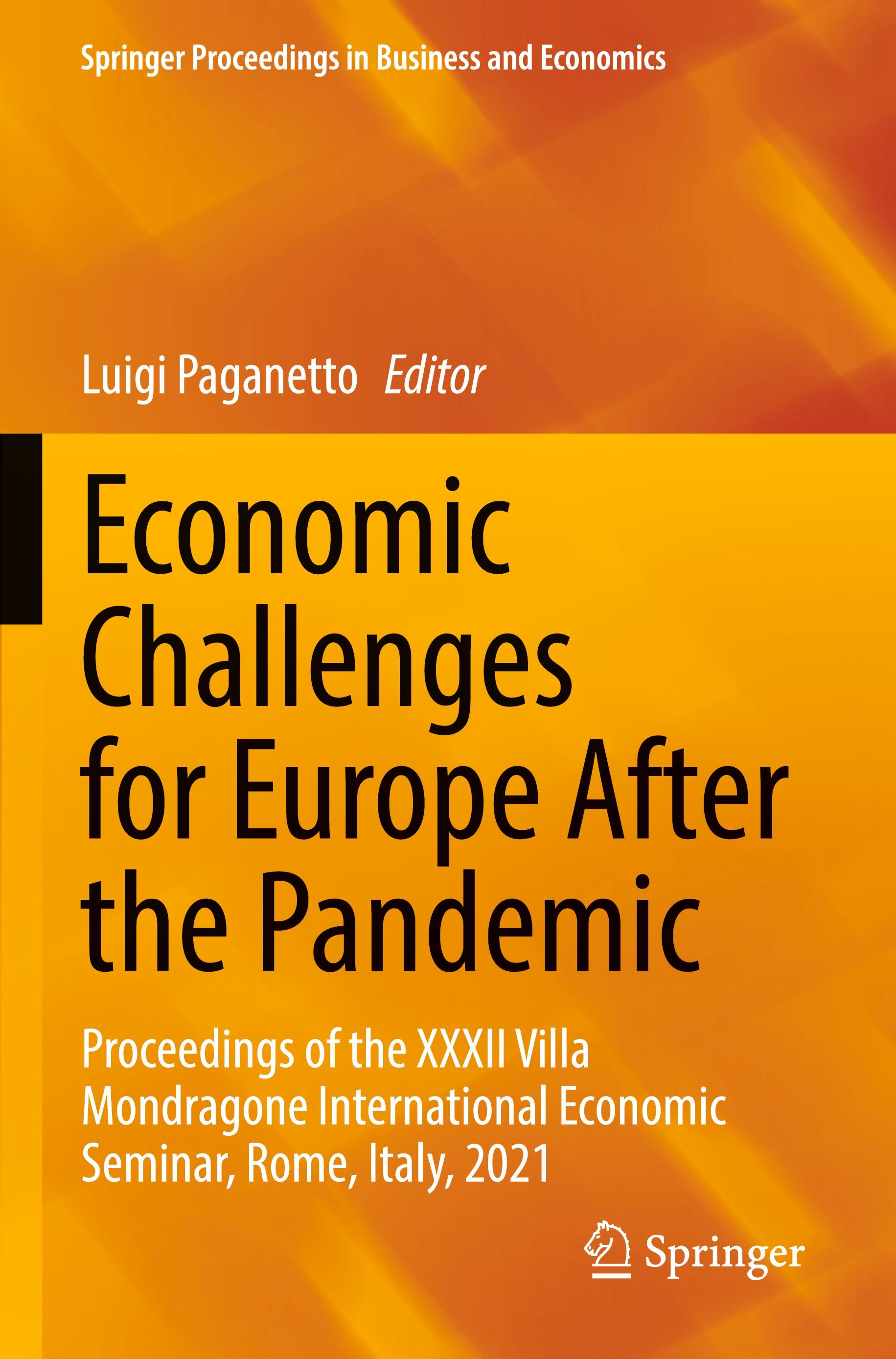 Economic Challenges for Europe After the Pandemic