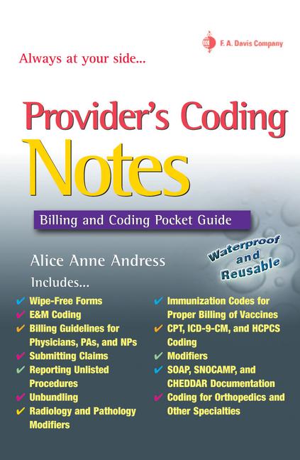 Provider's Coding Notes