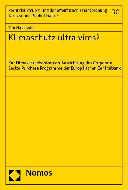 Klimaschutz ultra vires?