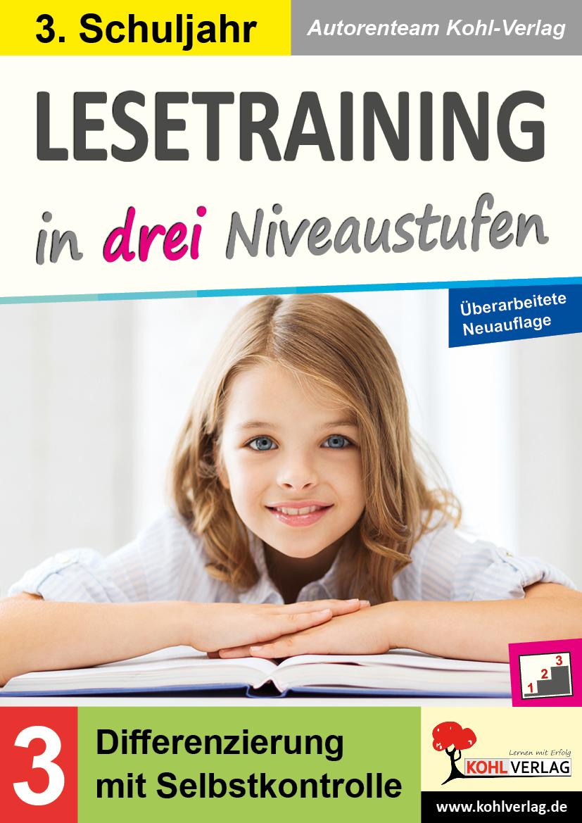 Lesetraining in drei Niveaustufen / Klasse 3