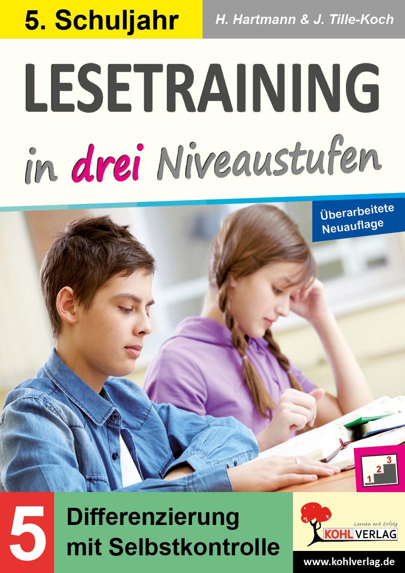 Lesetraining in drei Niveaustufen / Klasse 5