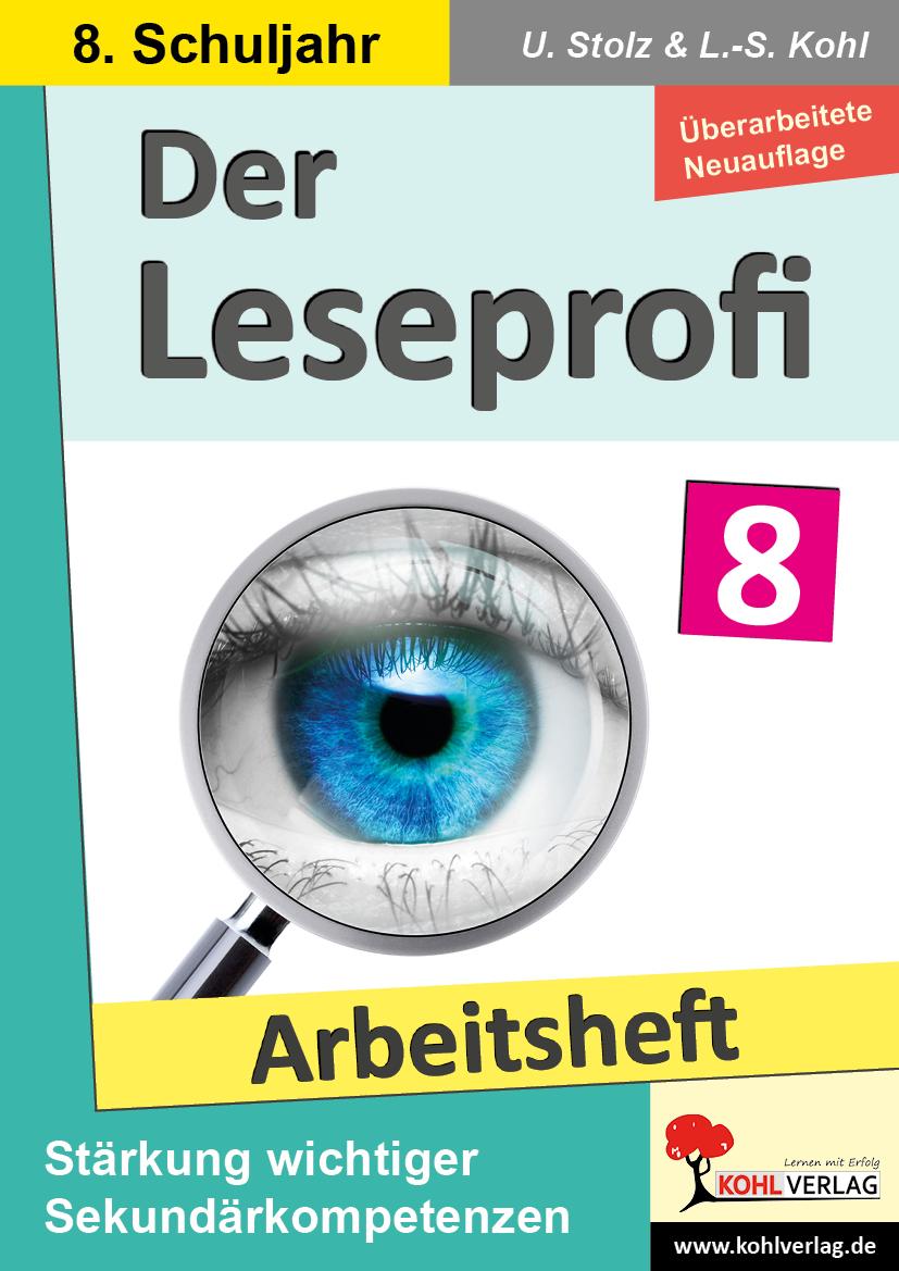 Der Leseprofi / Arbeitsheft - Fit durch Lesetraining / Klasse 8