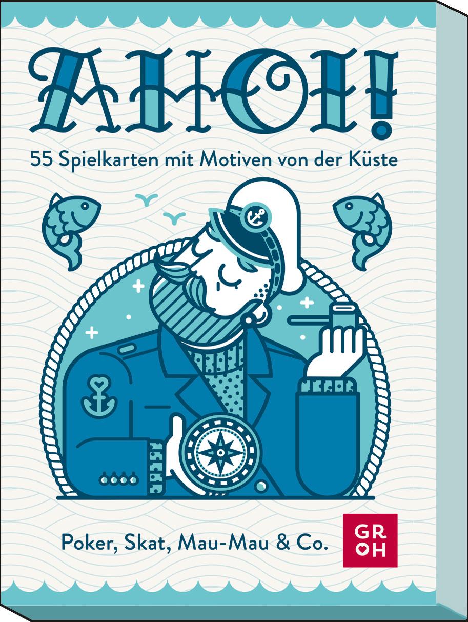 Ahoi! 55 Spielkarten mit Motiven von der Küste