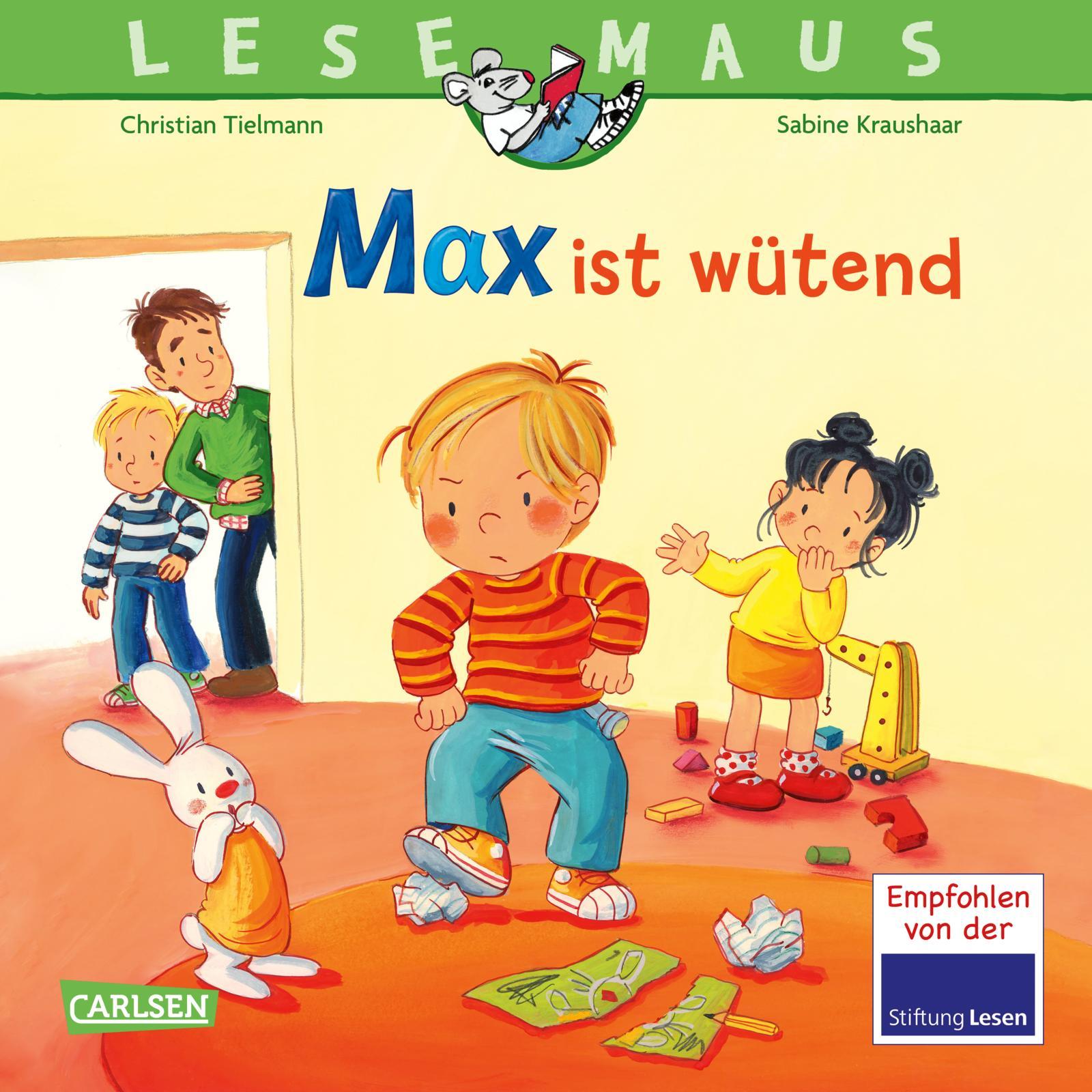 LESEMAUS 153: Max ist wütend