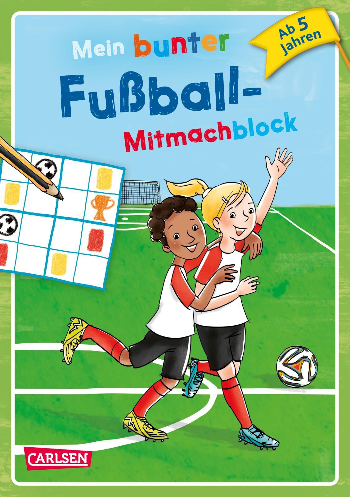 Mein bunter Fußball-Mitmachblock